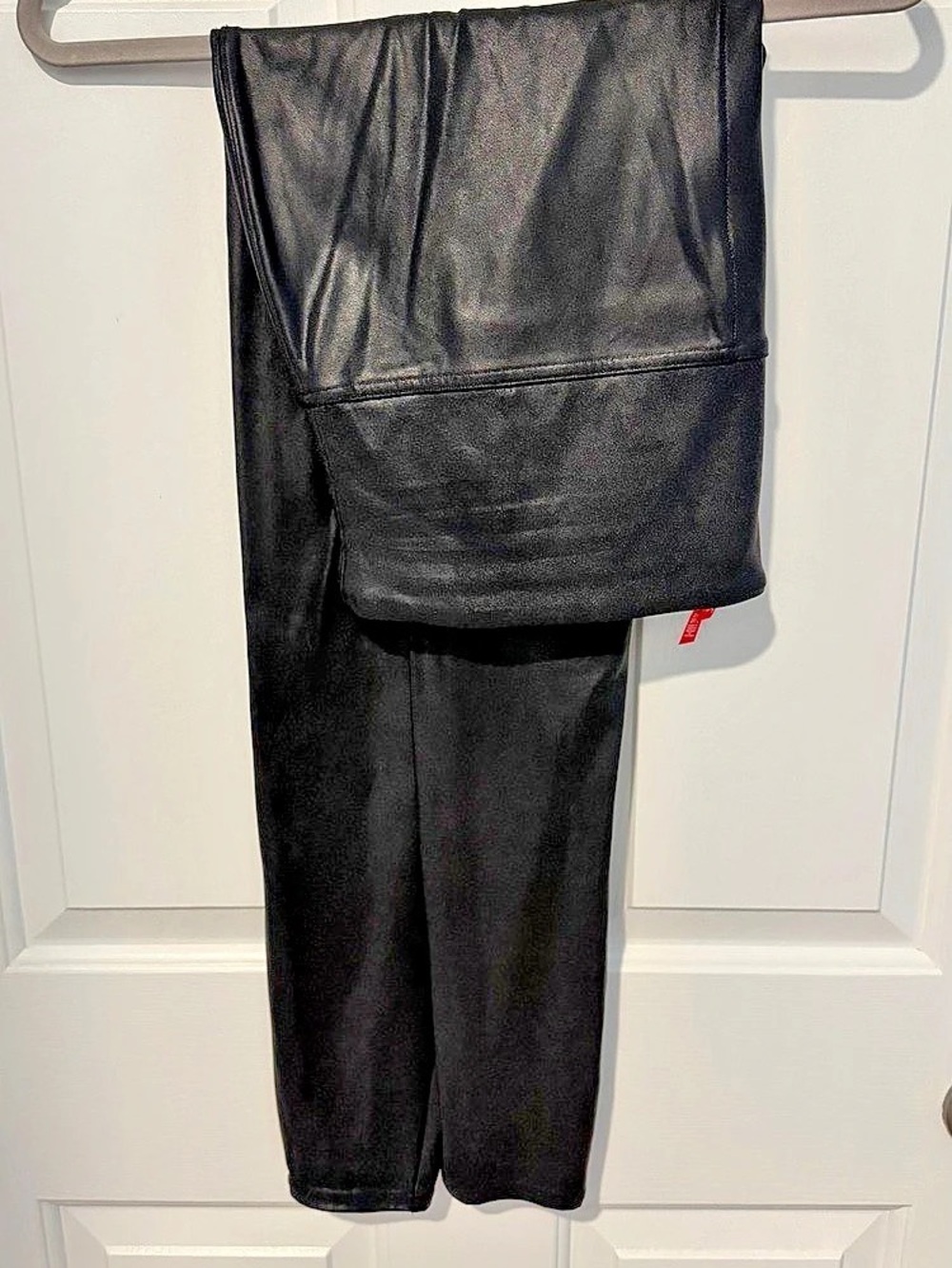SPANX Faux Leather Leggings Black 2X